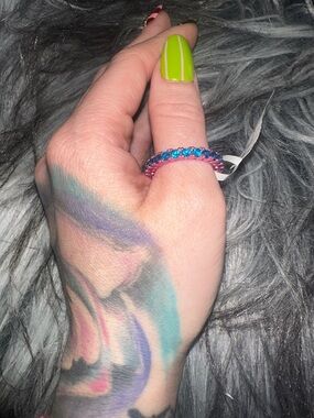 NWT Nordstrom Blue & Pink Ring $78 MSRP